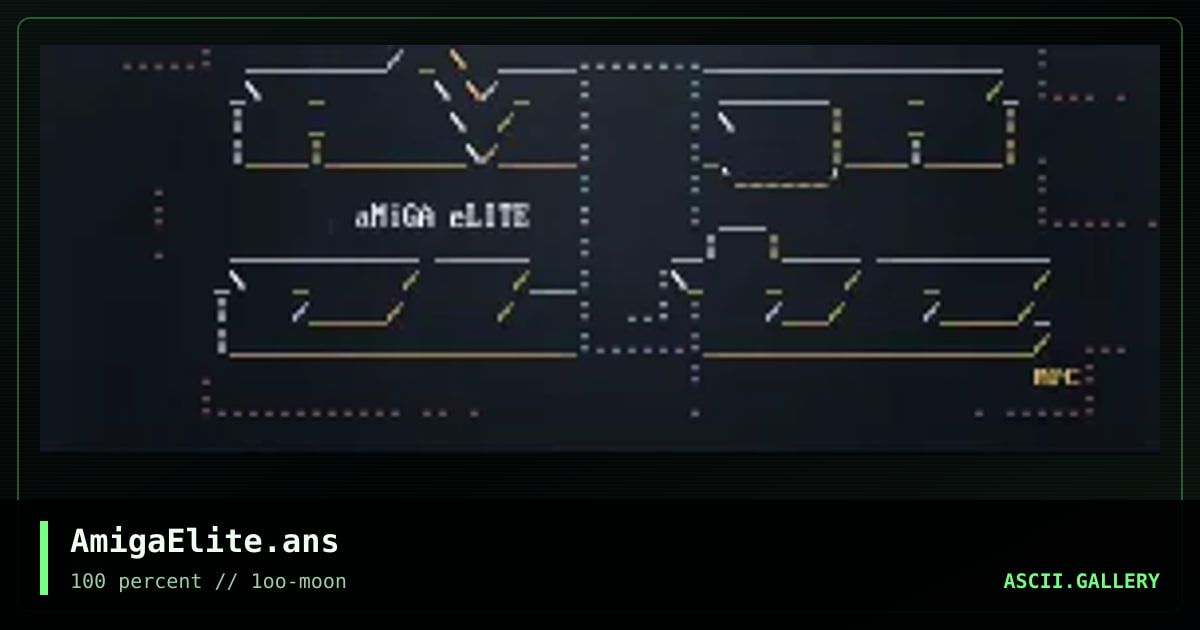 AmigaElite.ans, by hawkwind, 1997