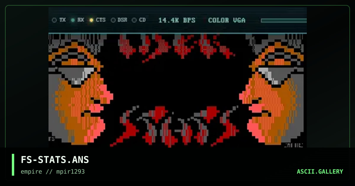 FS-STATS.ANS, by flick of the switch, 1993