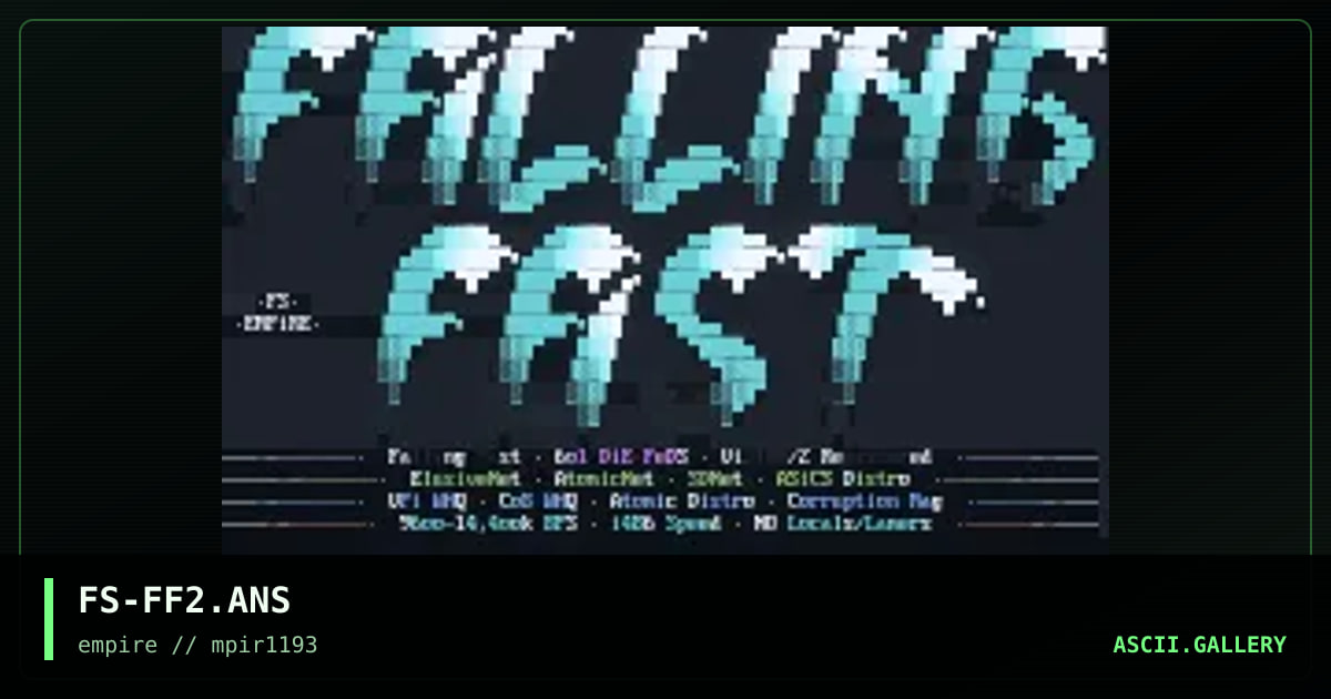 FS-FF2.ANS, by flick of the switch, 1993