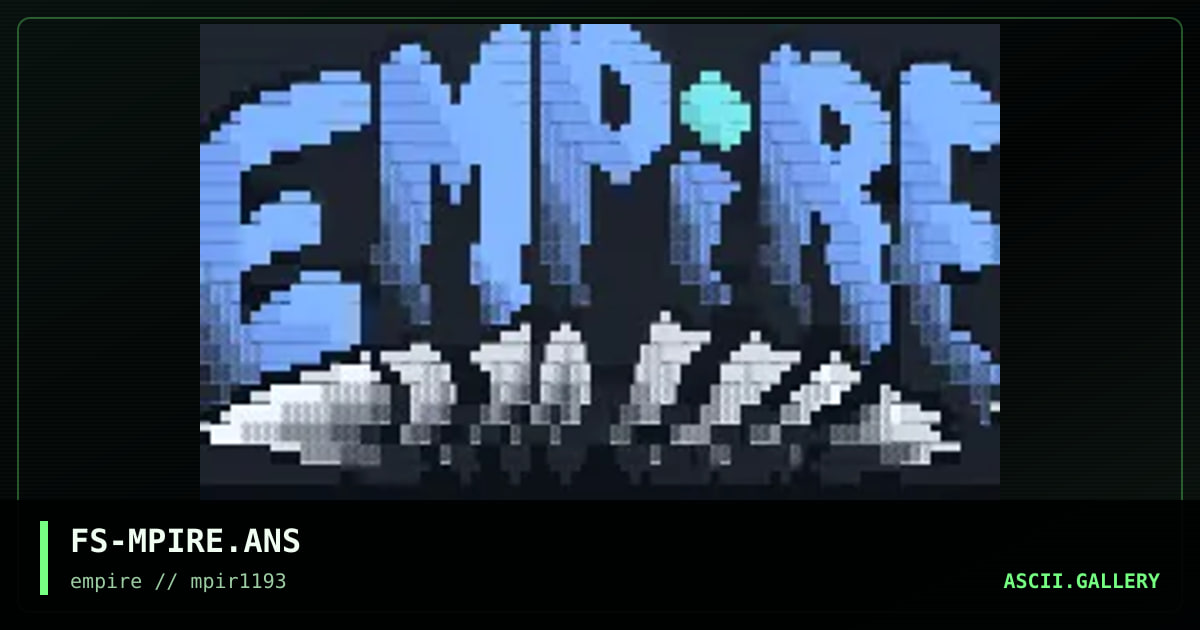 FS-MPIRE.ANS, by flick of the switch, 1993