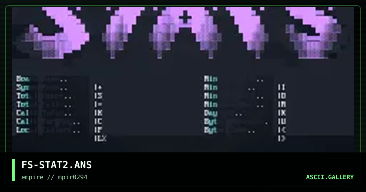 FS-STAT2.ANS, by flick of the switch, 1994