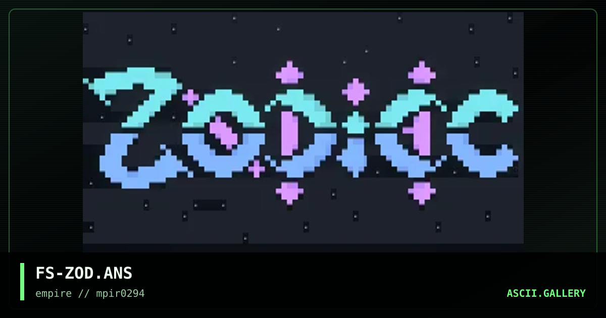 FS-ZOD.ANS, by flick of the switch, 1994
