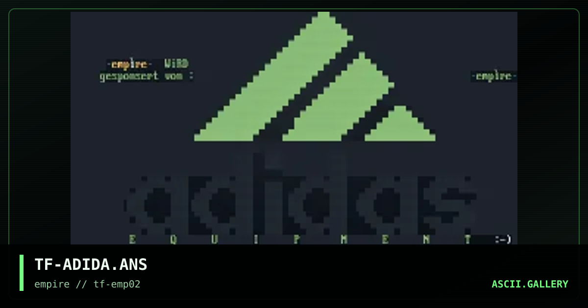 TF-ADIDA.ANS, by the fugutive, 1995