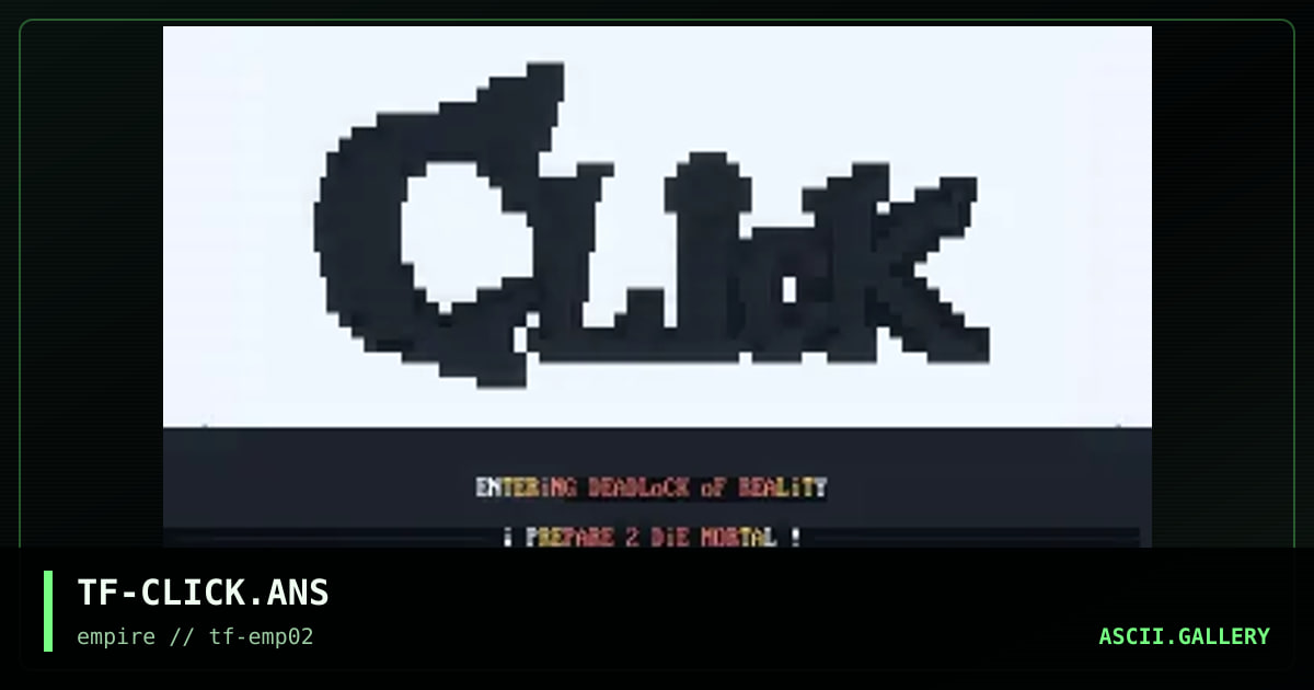 TF-CLICK.ANS, by the fugutive, 1995