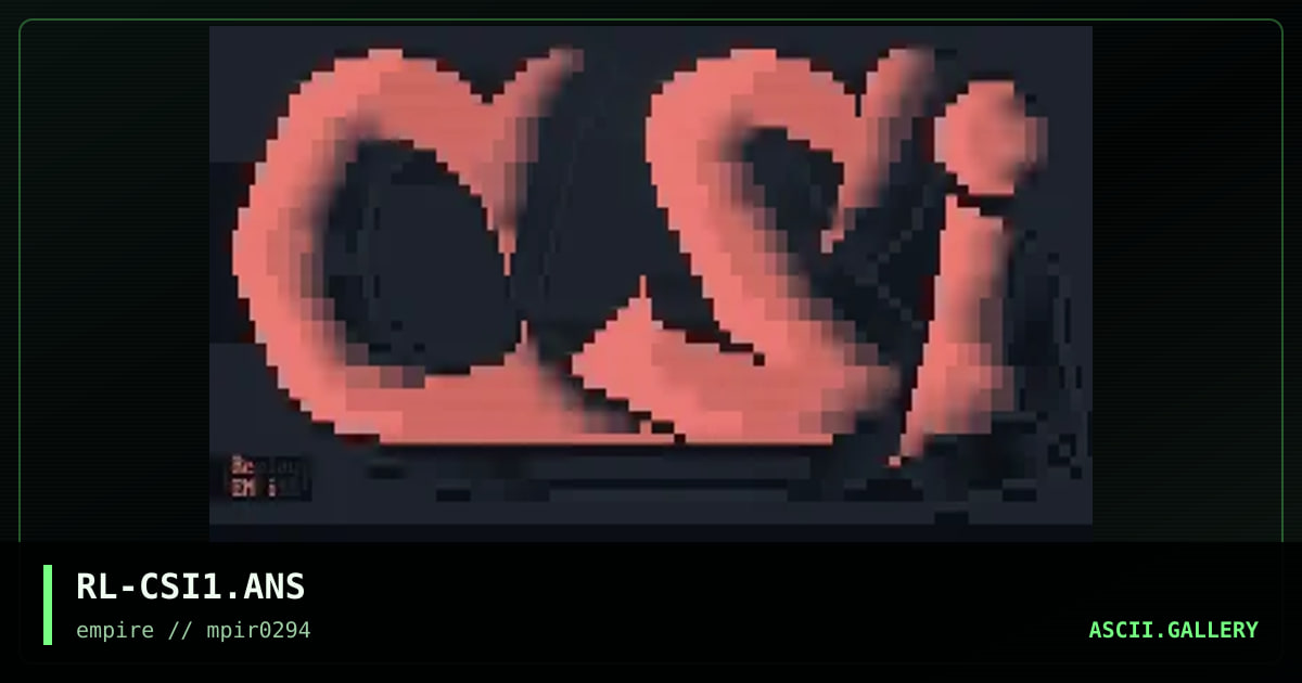 RL-CSI1.ANS, by replay, 1994