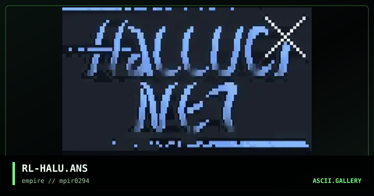 RL-HALU.ANS, by replay, 1994