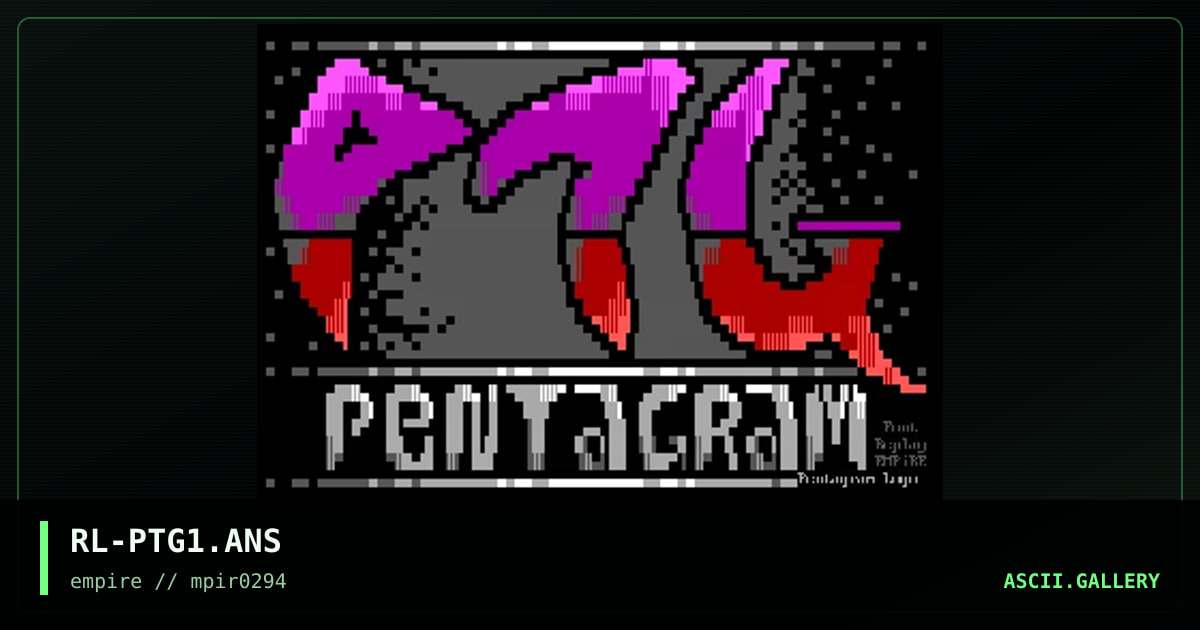 RL-PTG1.ANS, by replay, 1994