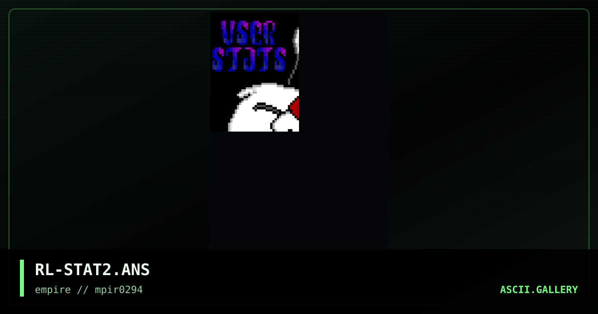 RL-STAT2.ANS, by replay, 1994