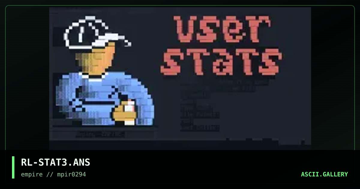 RL-STAT3.ANS, by replay, 1994