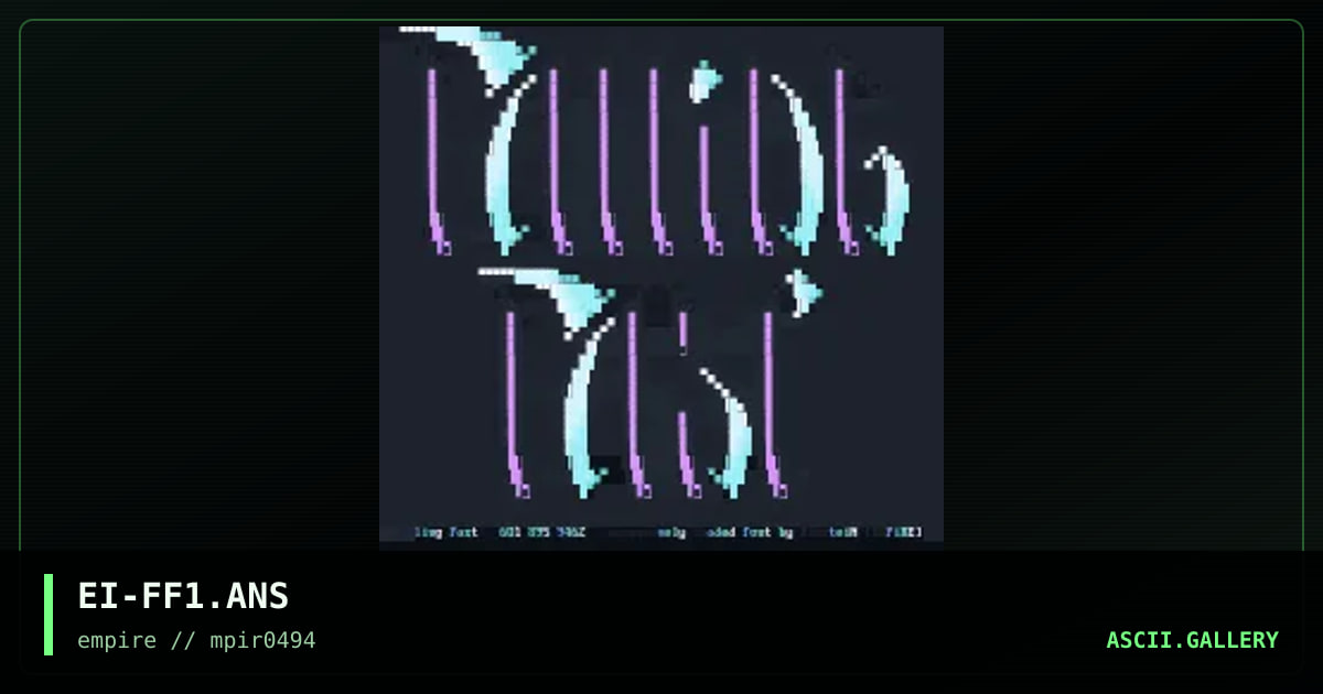 EI-FF1.ANS, by einstein, 1994