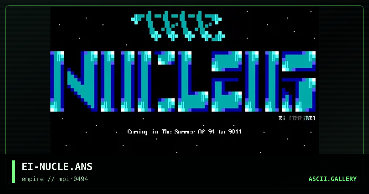 EI-NUCLE.ANS, by einstein, 1994