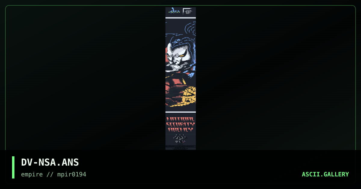 DV-NSA.ANS, by dark vision, 1994