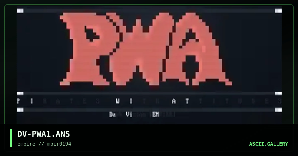 DV-PWA1.ANS, by dark vision, 1994