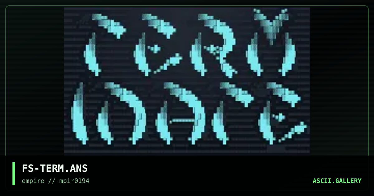 FS-TERM.ANS, by flick of the switch, 1994