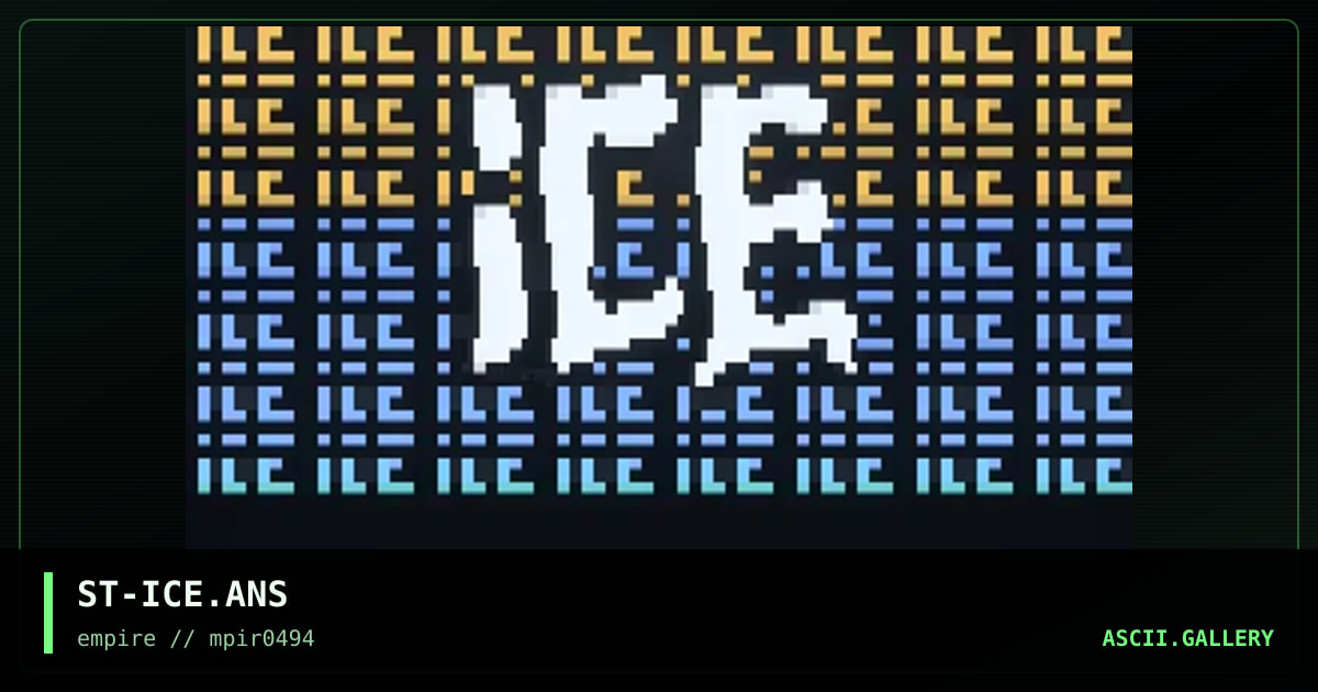 ST-ICE.ANS, by strychnine, 1994