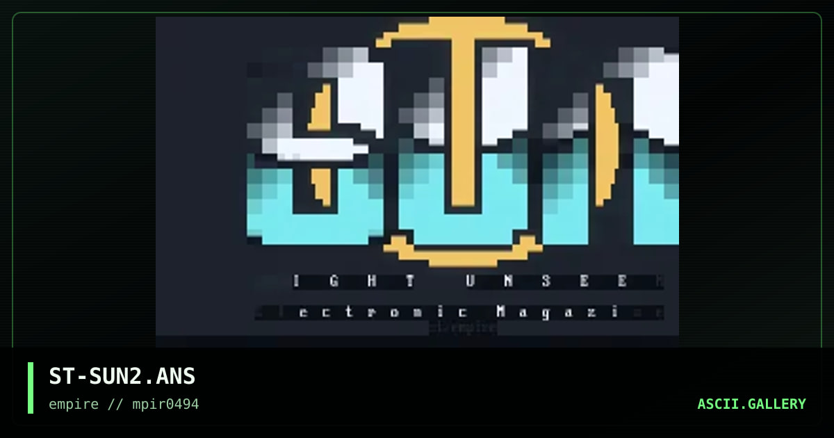 ST-SUN2.ANS, by strychnine, 1994