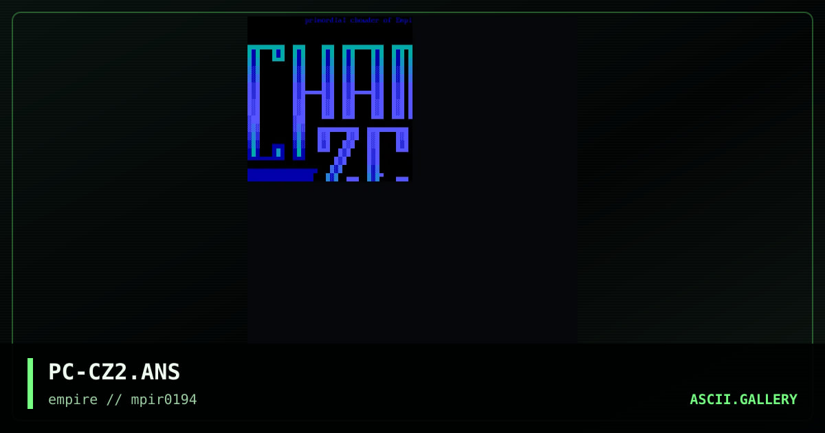 PC-CZ2.ANS, by primordial chowder, 1994