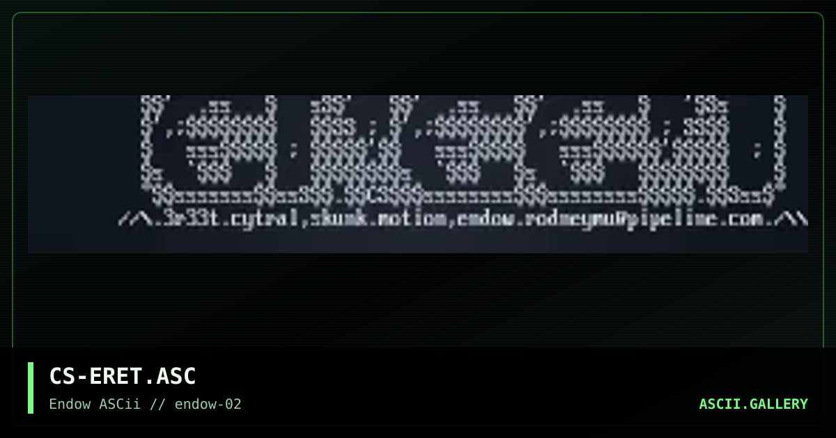 CS-ERET.ASC, by cytral skunk, 1995