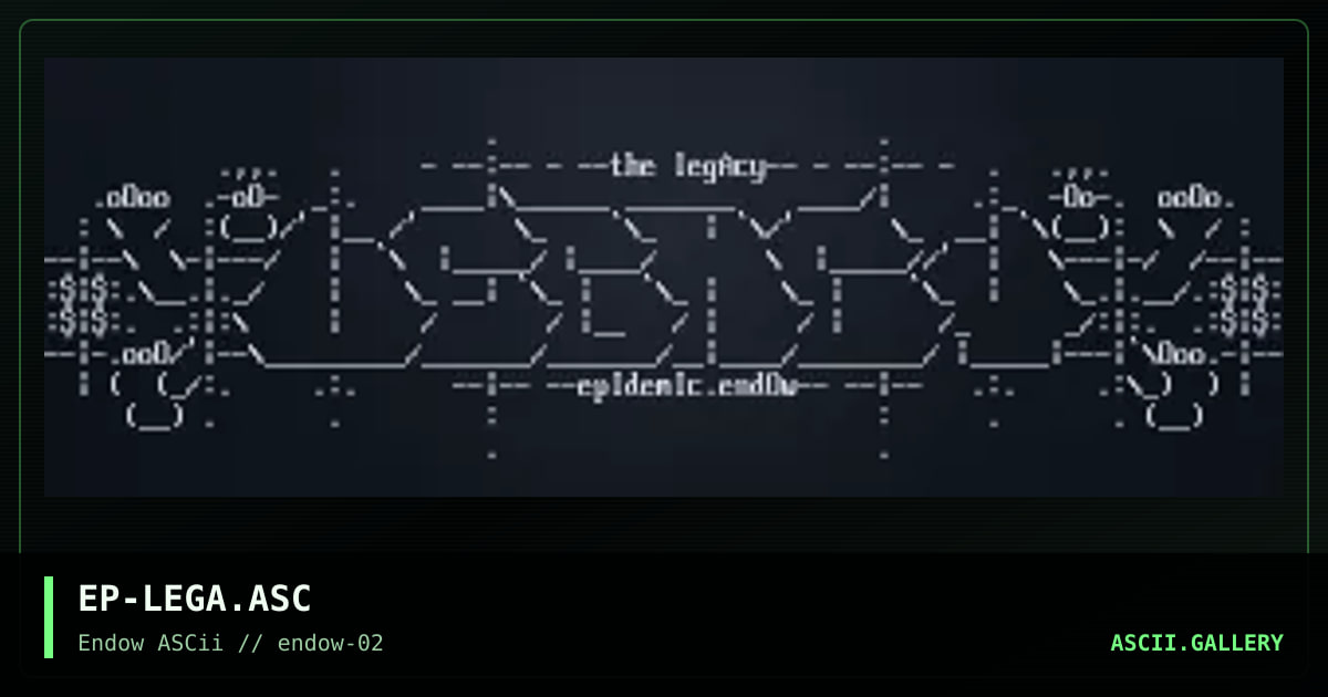 EP-LEGA.ASC, by epidemic, 1995