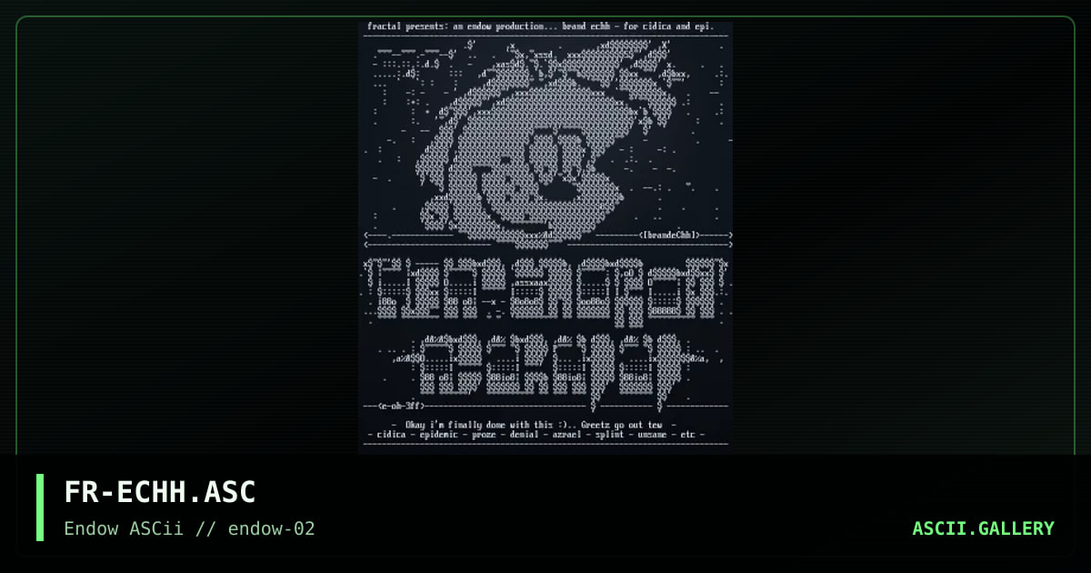 FR-ECHH.ASC, by fractal, 1995