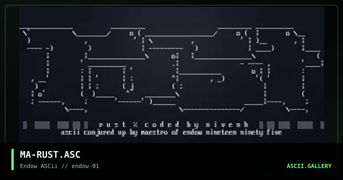 MA-RUST.ASC, by maestro, 1995