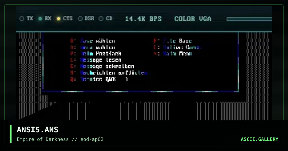 ANSI5.ANS, by the syndicate, 1994