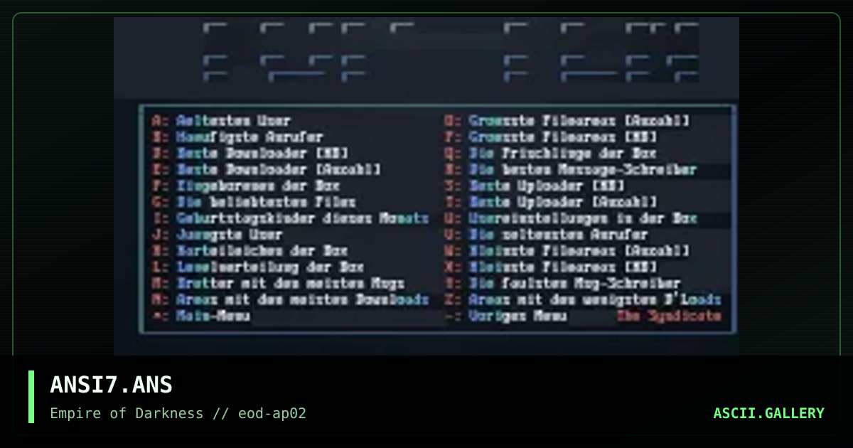 ANSI7.ANS, by the syndicate, 1994