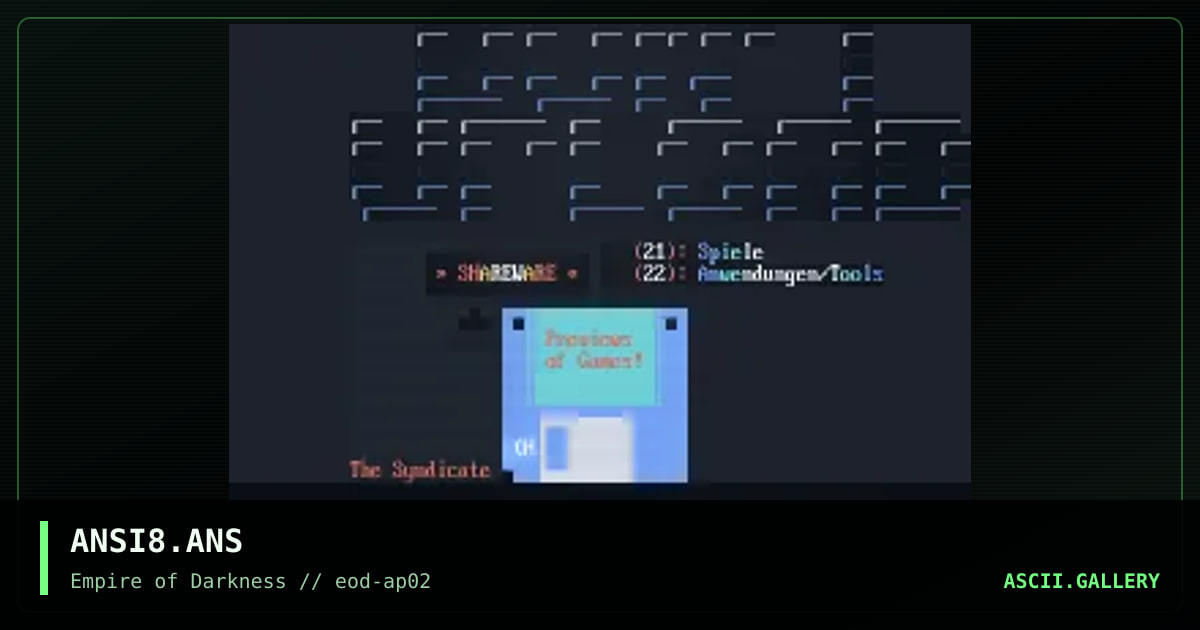 ANSI8.ANS, by the syndicate, 1994