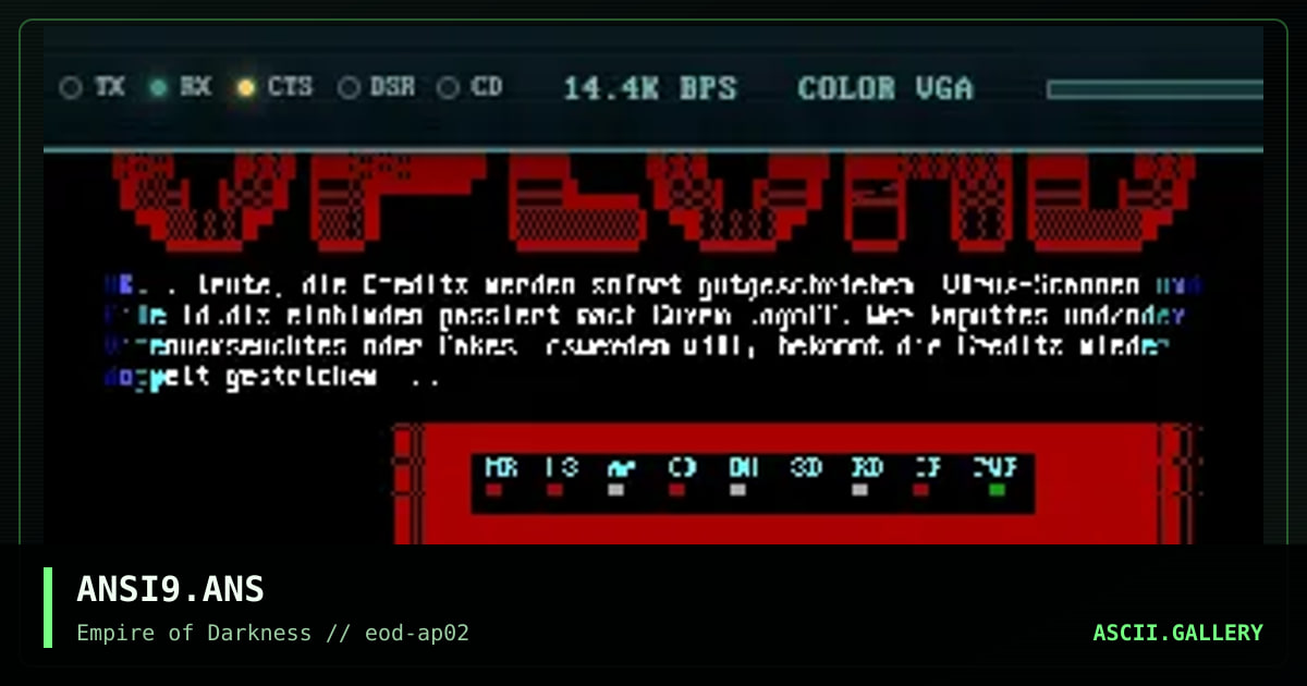 ANSI9.ANS, by the syndicate, 1994