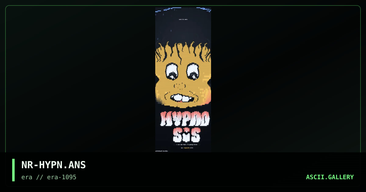 hypnosis, by nero, 1995