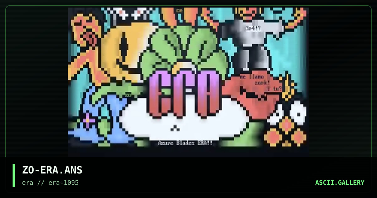 ZO-ERA.ANS, by zork, 1995