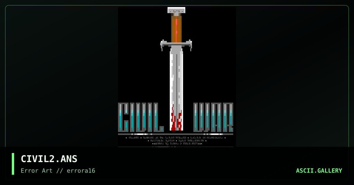 CIVIL2.ANS, by tosh10, 1994