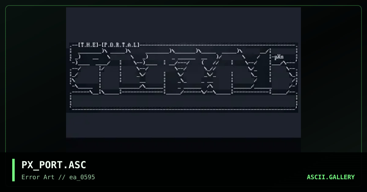 The Portal, by proxyon, 1995