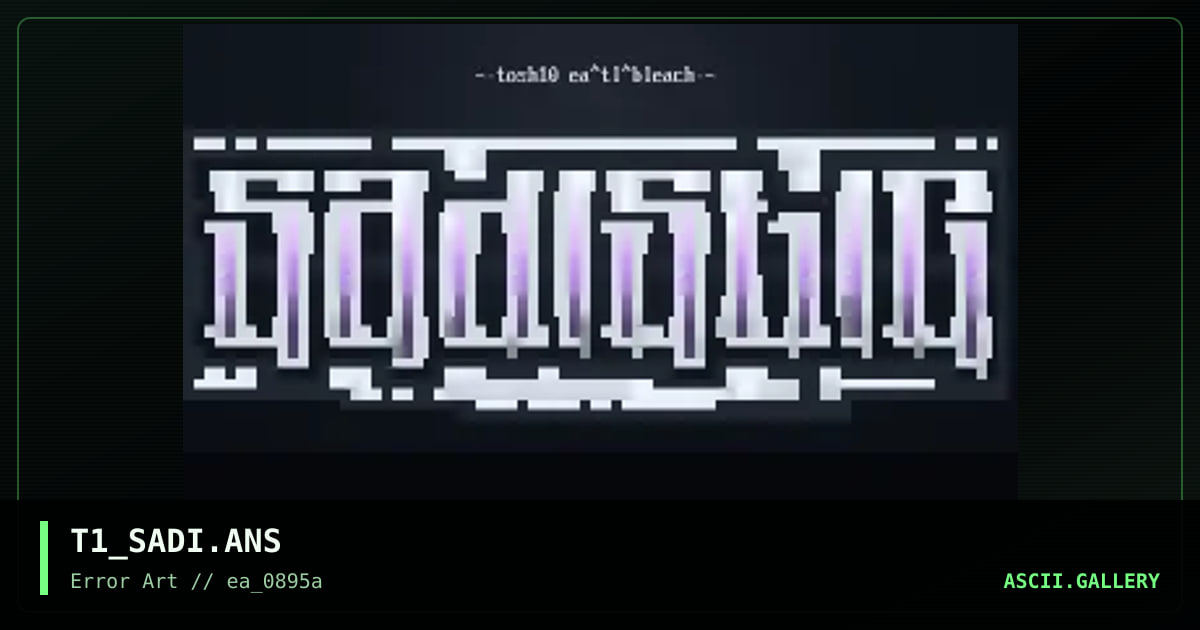 sadistic, by tosh10, 1995