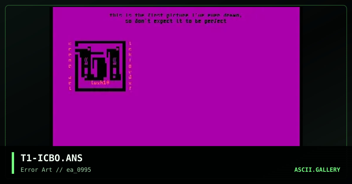 the ice box #1, by tosh10, 1995