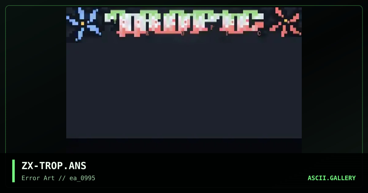 tropic, by zix, 1995