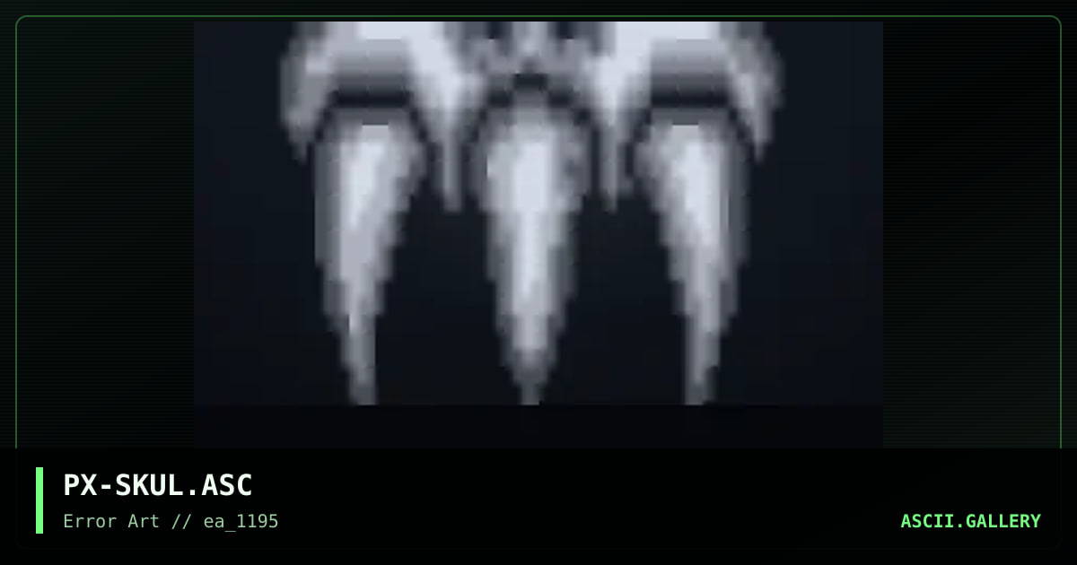 skull, by proxyon, 1995