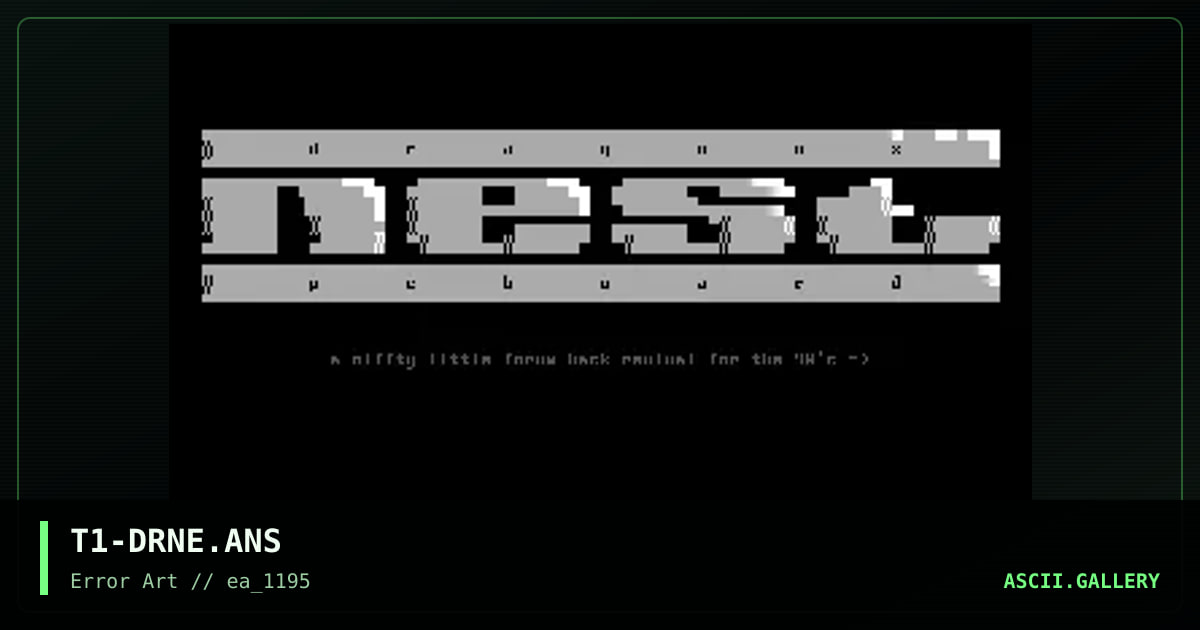 dragon's nest, by tosh10, 1995