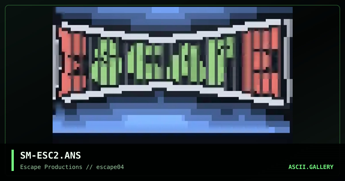 SM-ESC2.ANS, by san man, 1994