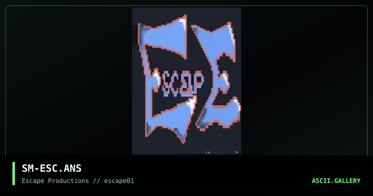 SM-ESC.ANS, by san man, 1994