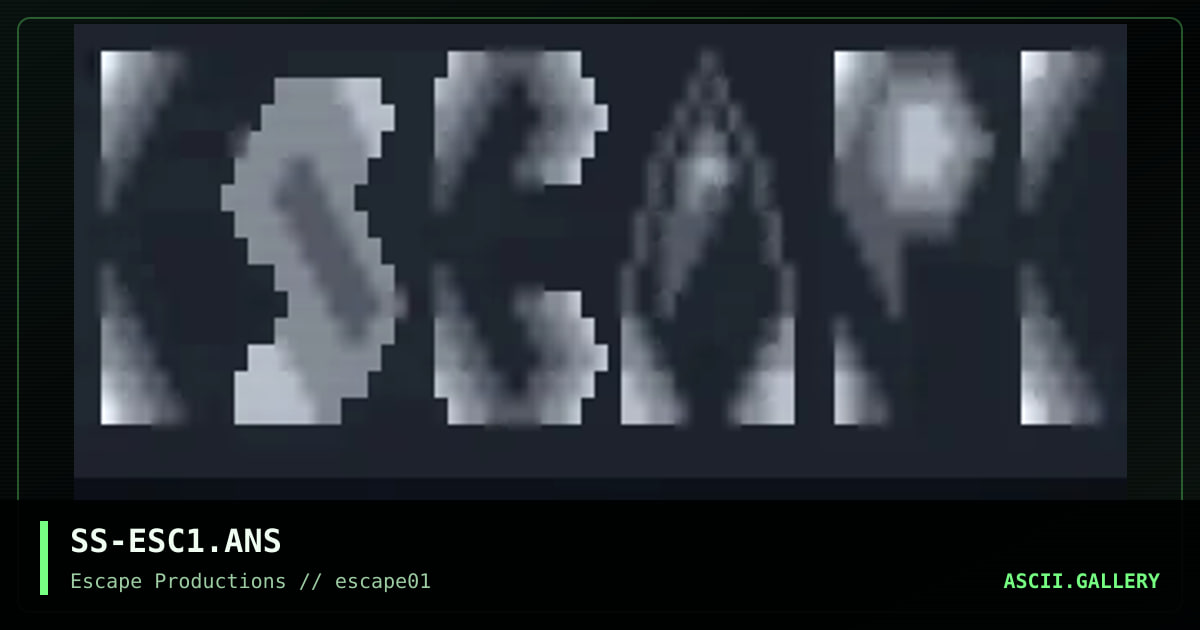 SS-ESC1.ANS, by skippers son, 1994