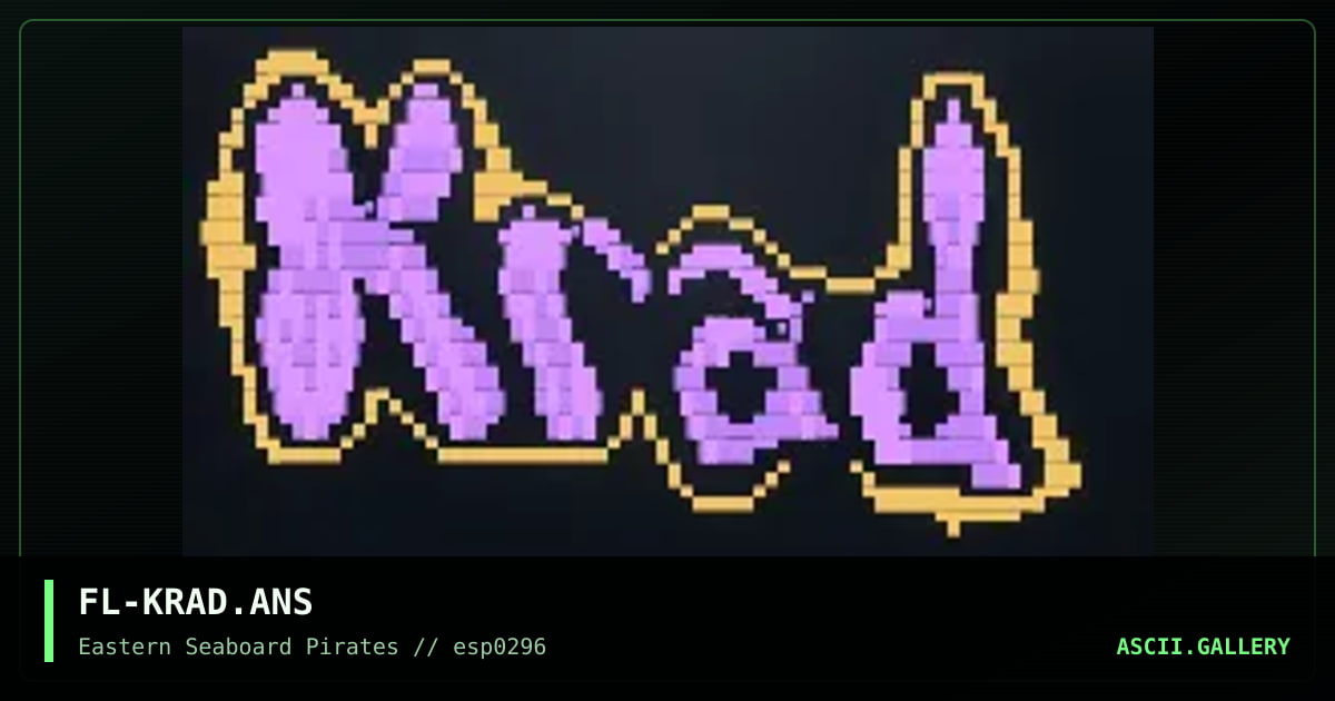 FL-KRAD.ANS, by flea, 1996