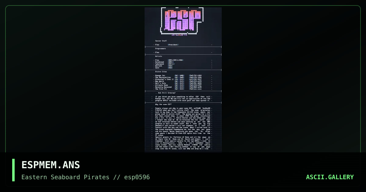 ESPMEM.ANS, by esp, flea, 1996
