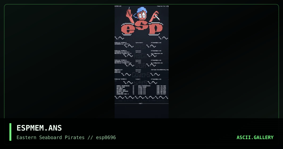 ESP0696 Members, by esp, flea, 1996