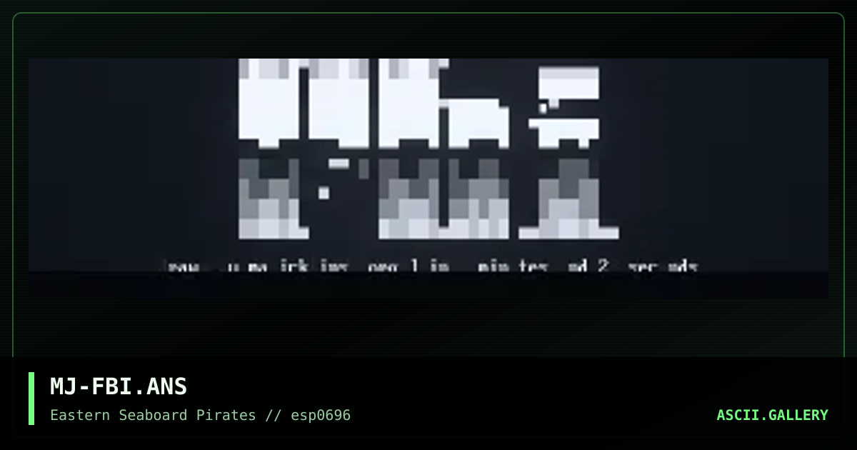 Fbi Logo, by majick, 1996