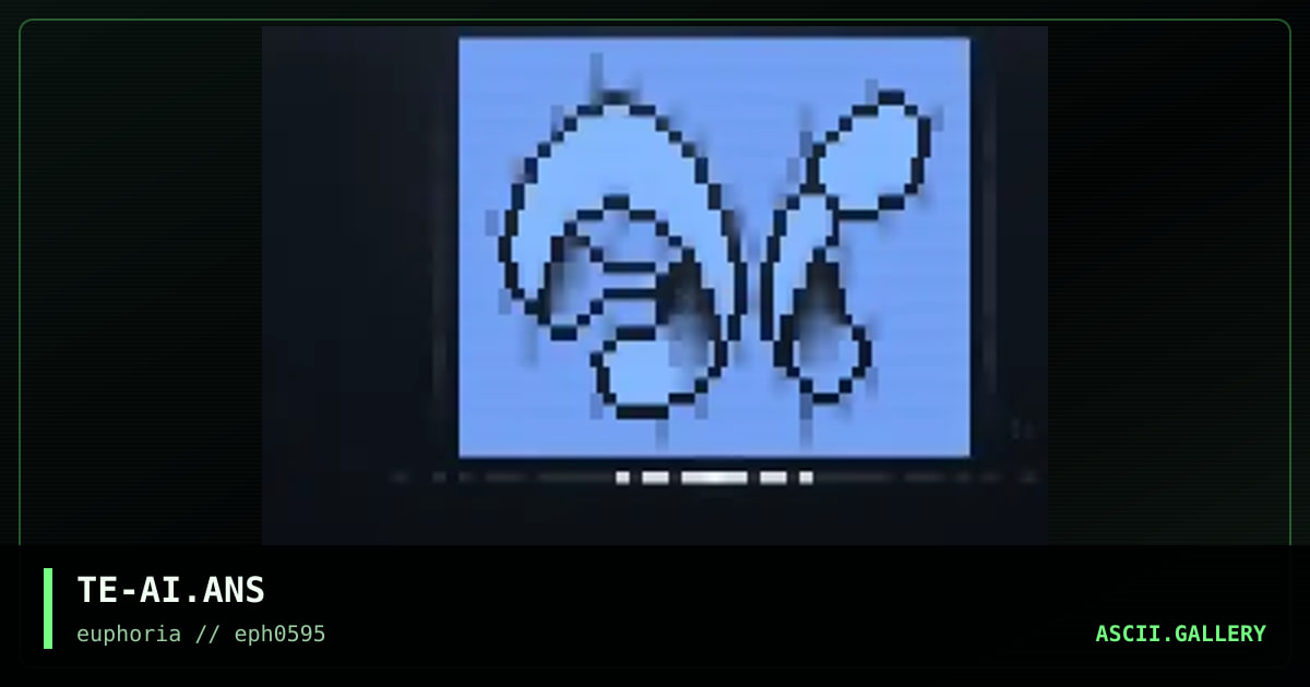 TE-AI.ANS, by the extremist 519, 1995