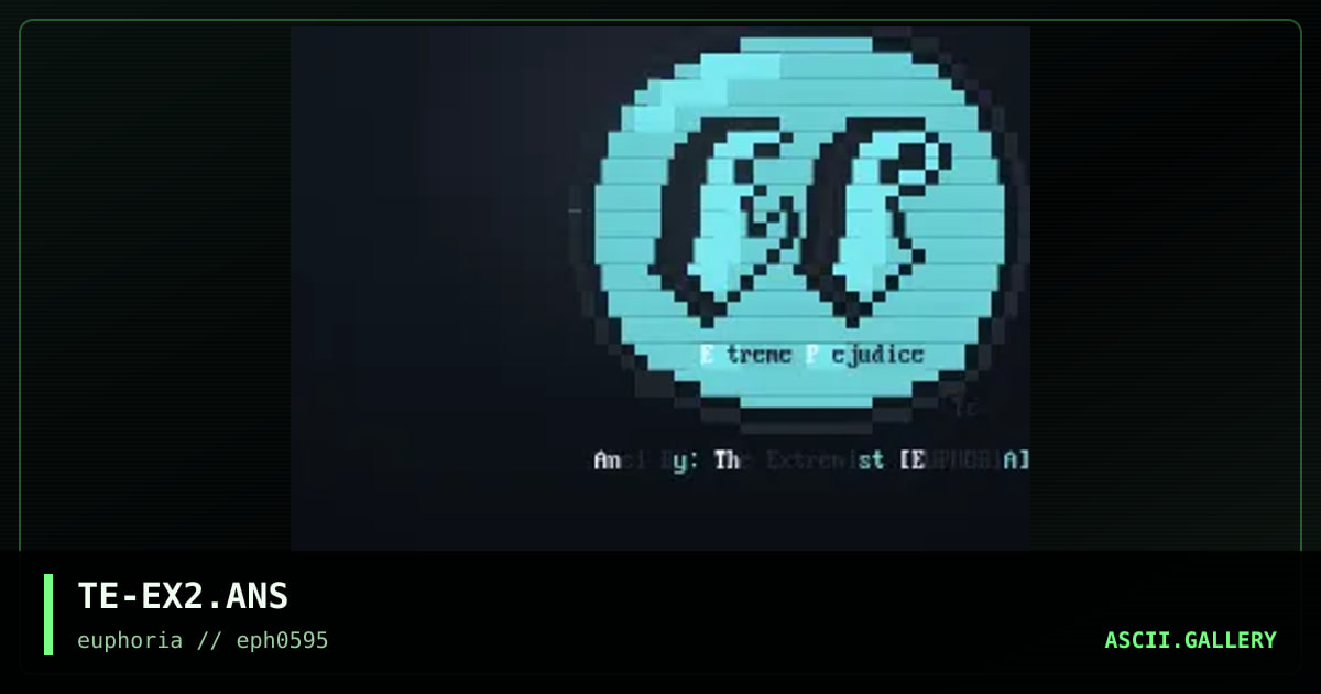 TE-EX2.ANS, by the extremist 519, 1995