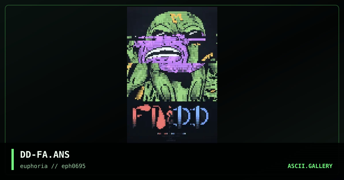 DD-FA.ANS, by dark delusion, fade away, 1995