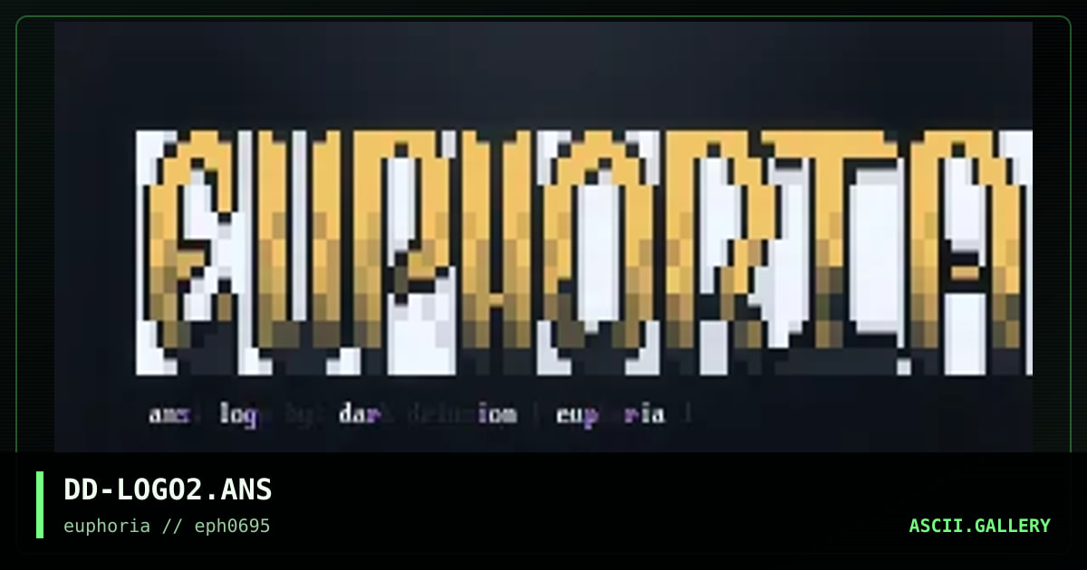 DD-LOGO2.ANS, by dark delusion, 1995
