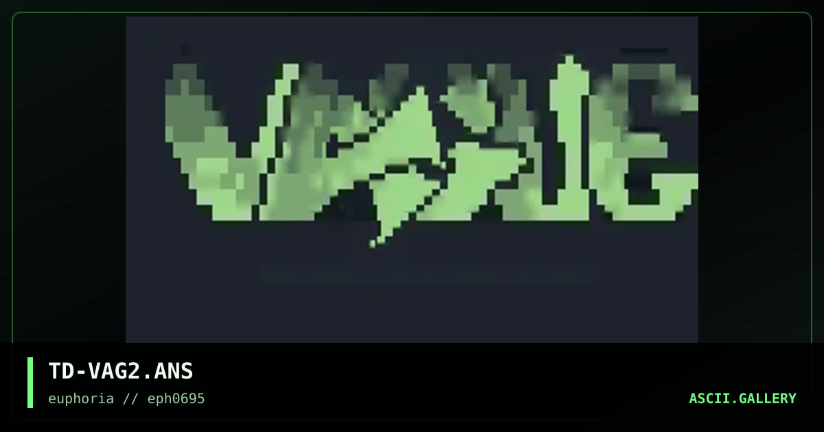 TD-VAG2.ANS, by the distortionist, 1995